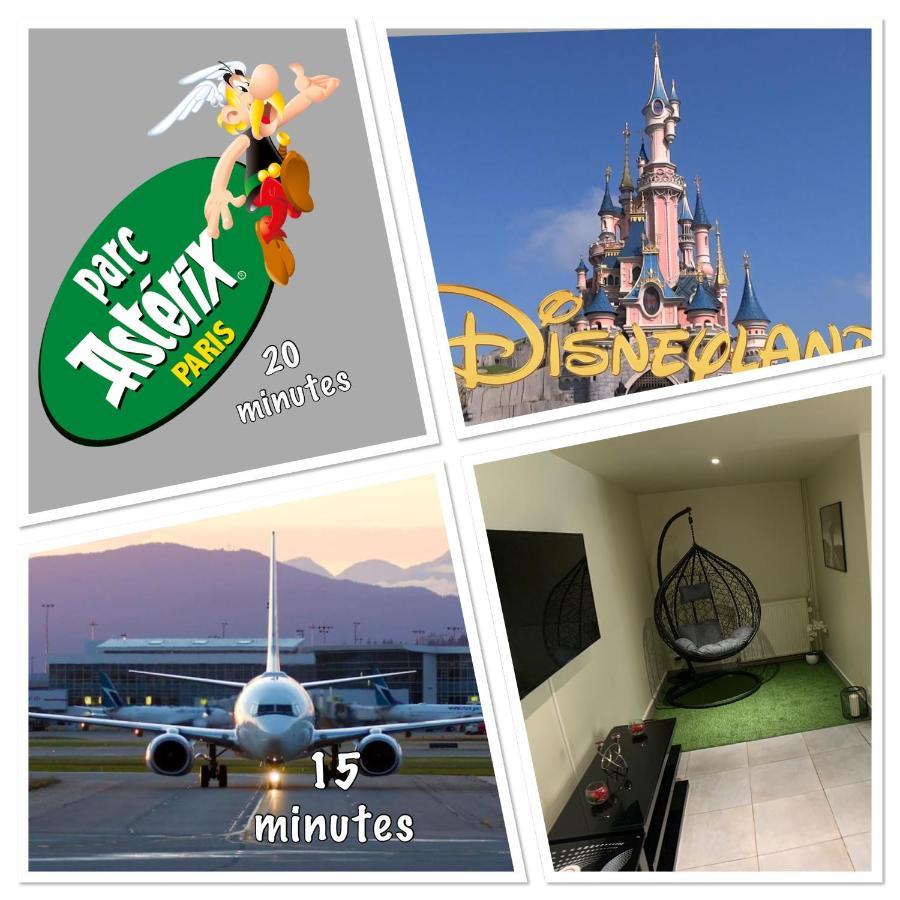 Appartement Cosy Proche Roissy Cdg Asterix Disneyland Paris Goussainville  Exterior foto