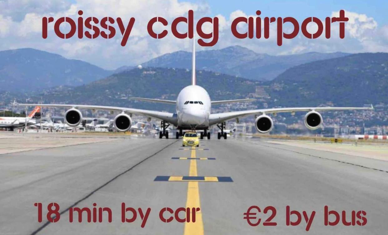 Appartement Cosy Proche Roissy Cdg Asterix Disneyland Paris Goussainville  Exterior foto